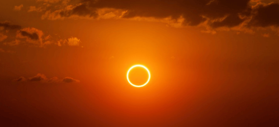 Increíble eclipse visto desde Campeche México